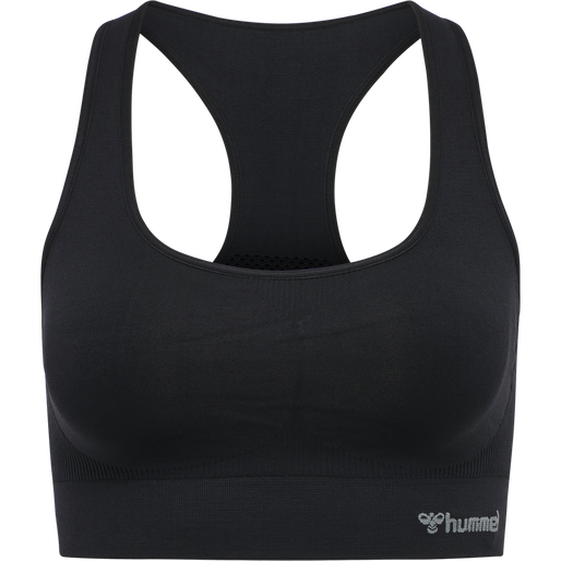 hmlTIF SEAMLESS SPORTS TOP, BLACK, packshot