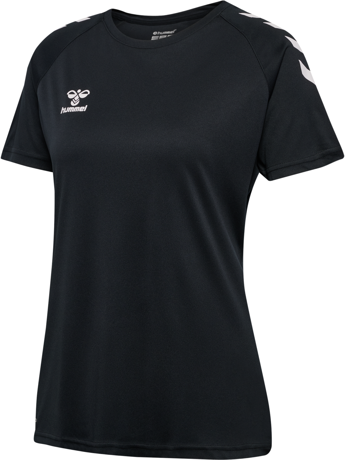 hmlCORE XK CORE POLY TEE  S/S WOMAN, BLACK, packshot