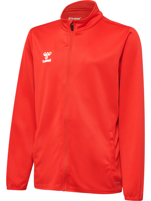 hmlESSENTIAL TRACK JACKET KIDS, TRUE RED, packshot