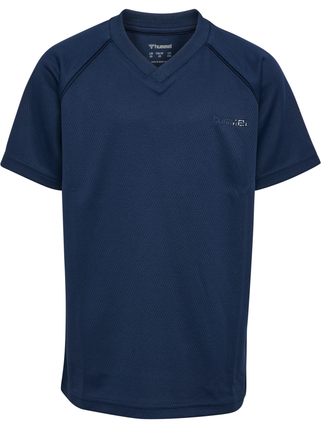 hmlJR REG ACTIVE T-SHIRT S/S, DRESS BLUES, packshot