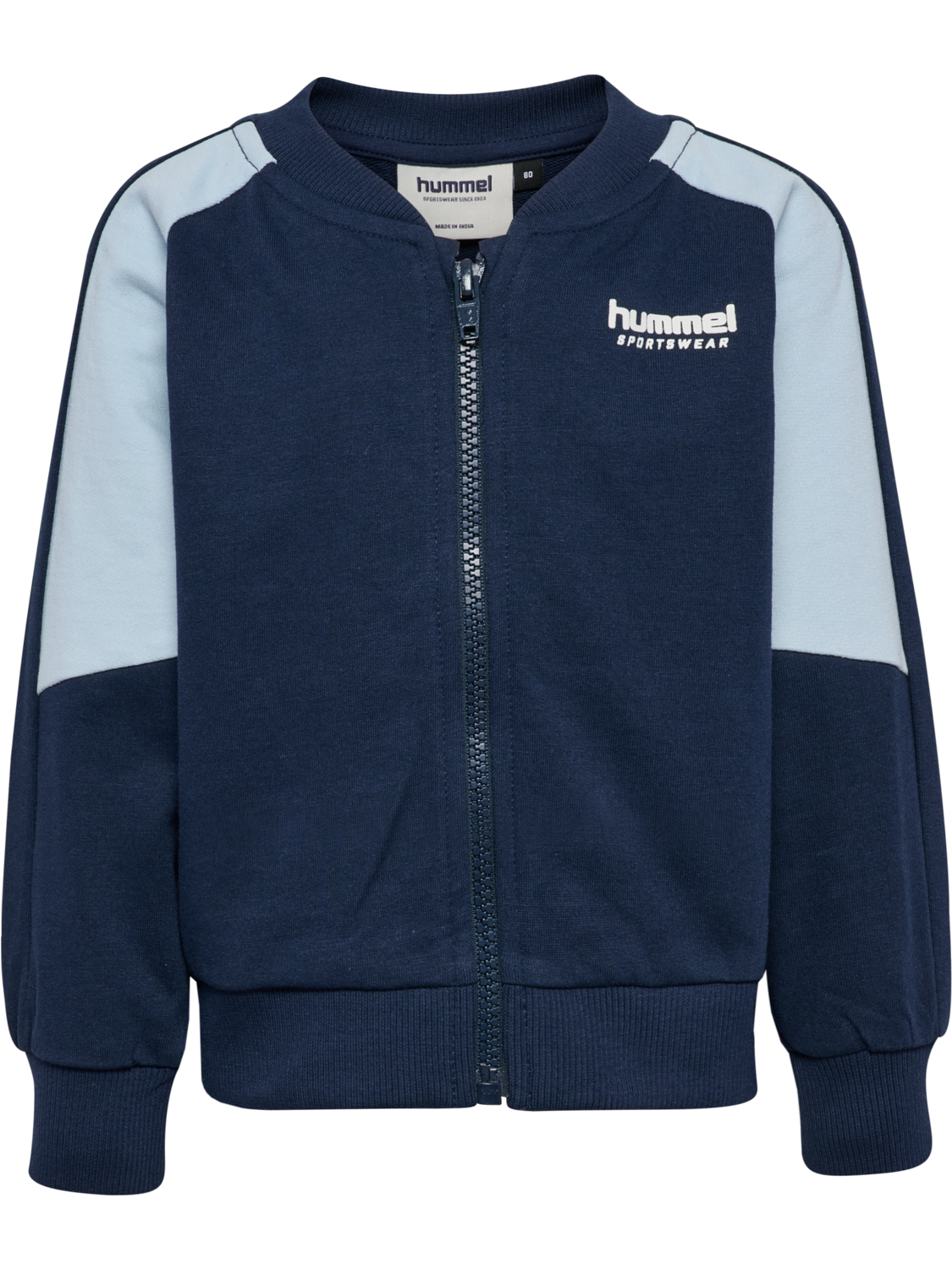 hmlMINI LOOSE BLOCK ZIP JACKET, SKYWAY, packshot