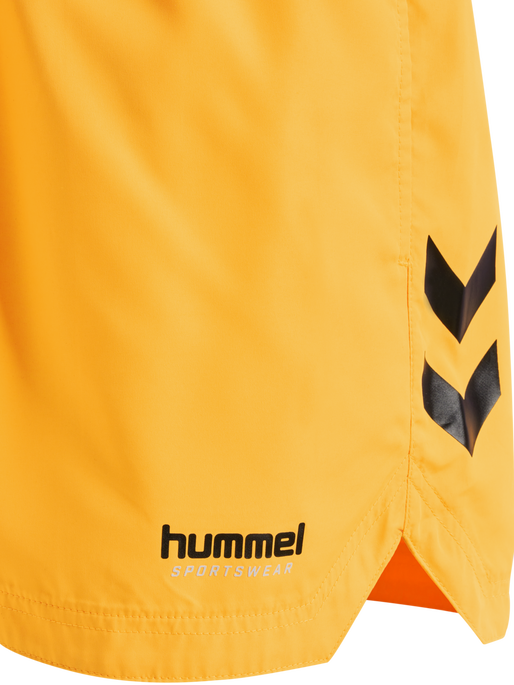 hmlNED SWIM SHORTS, ORANGE POP, packshot