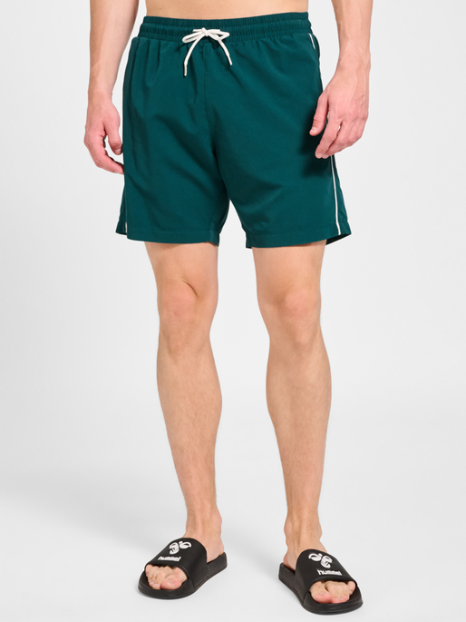 hmlPULSE BOARD SHORTS, JUNE BUG, model