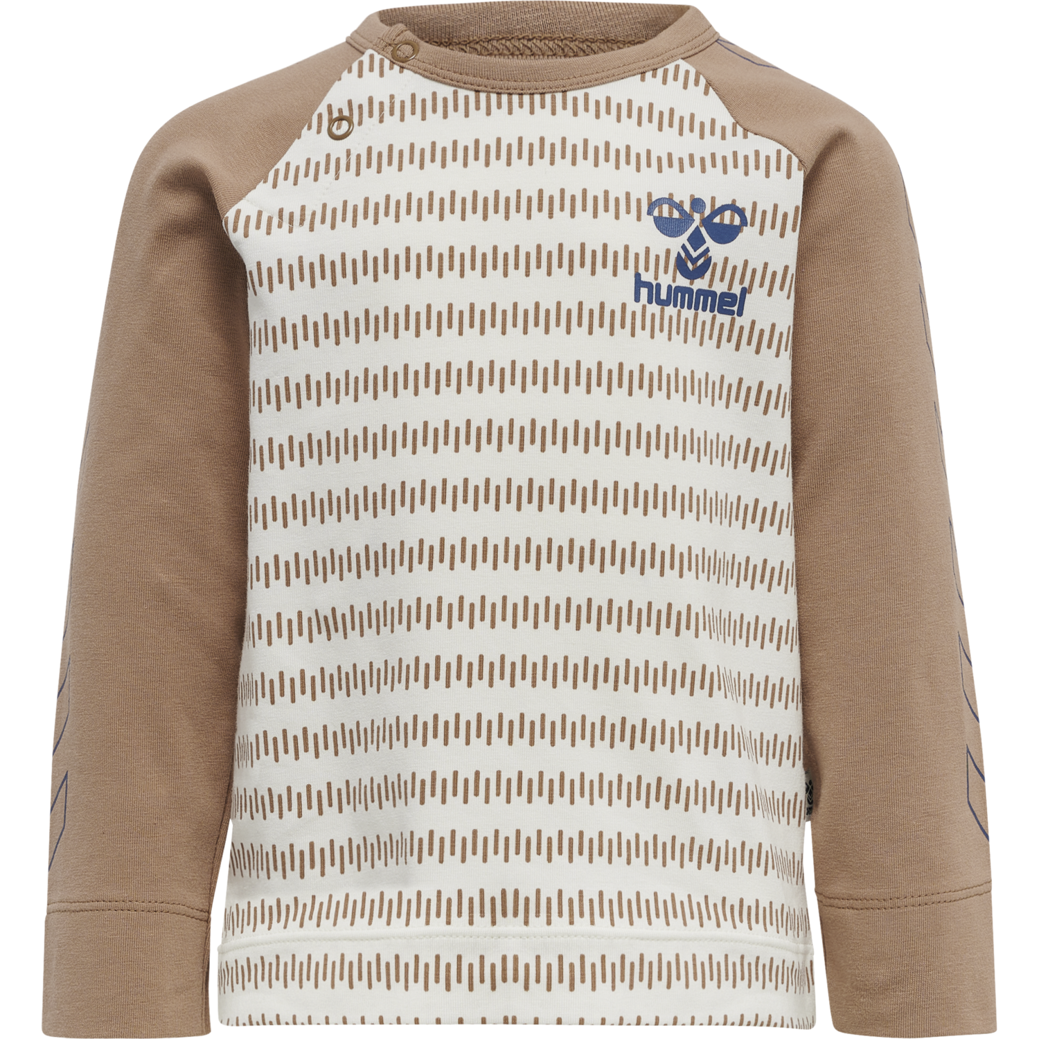 hmlDESMOND T-SHIRT L/S, BEAVER FUR, packshot