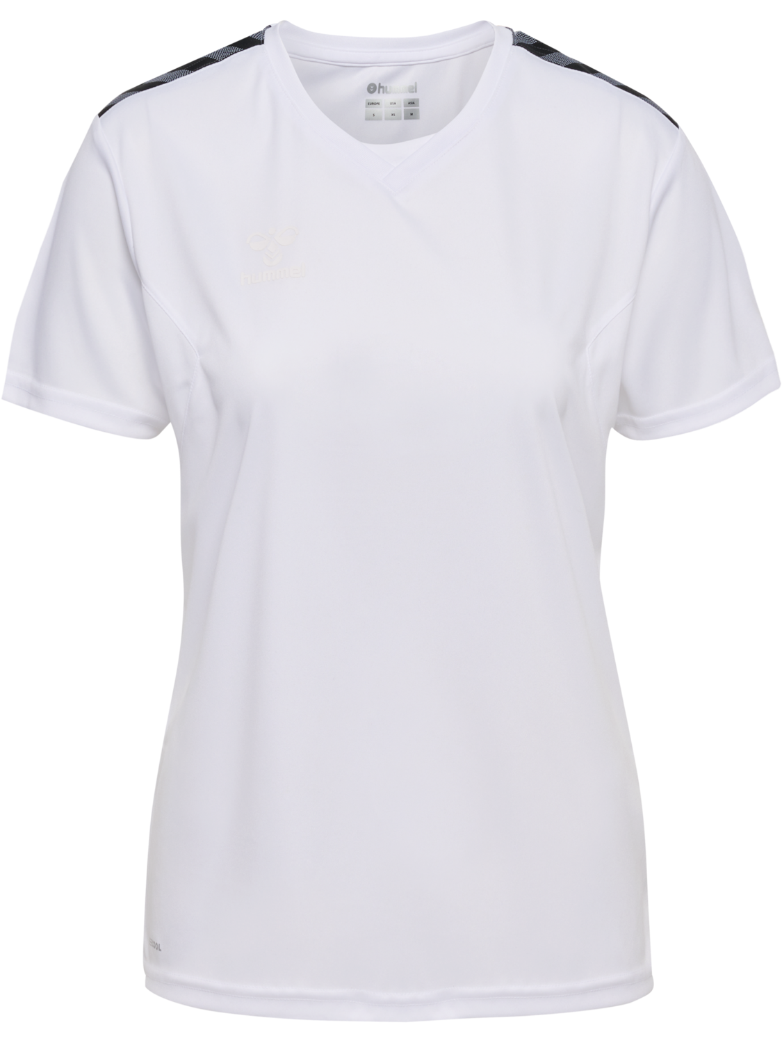 hmlAUTHENTIC PL JERSEY S/S WOMAN, WHITE, packshot