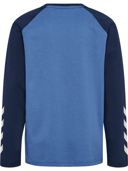 hmlJR LOGO T-SHIRT L/S, DUTCH BLUE hmlJR LOGO T-SHIRT L/S, DUTCH BLUE, packshot