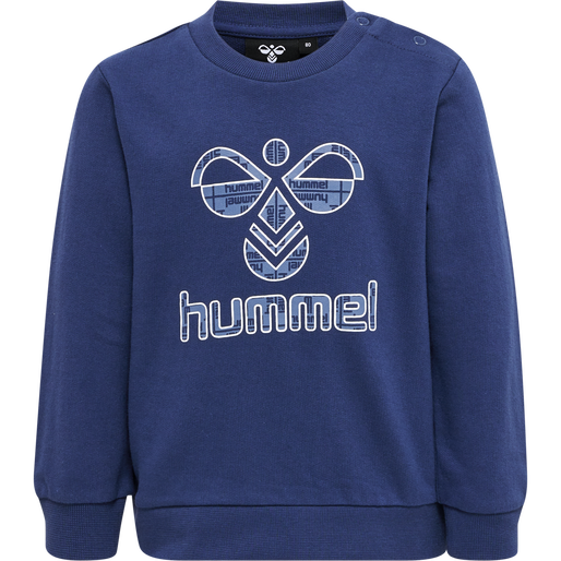 hmlLIME SWEATSHIRT, SARGASSO SEA, packshot