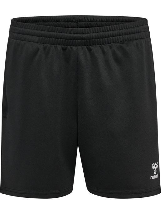 hmlESSENTIAL TRAINING SHORTS KIDS, BLACK, packshot