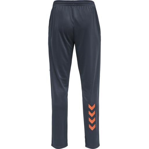 hmlPROMO POLY HOODIE, OMBRE BLUE/NASTURIUM, packshot