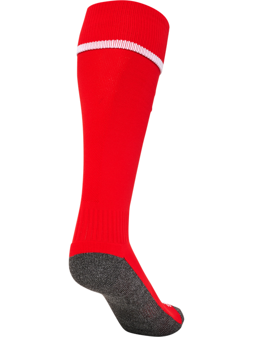 hmlCORE FOOTBALL SOCKS, TRUE RED/WHITE, packshot