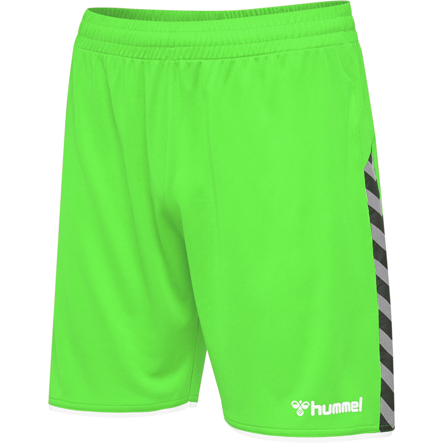 hmlAUTHENTIC POLY SHORTS, GREEN GECKO, packshot