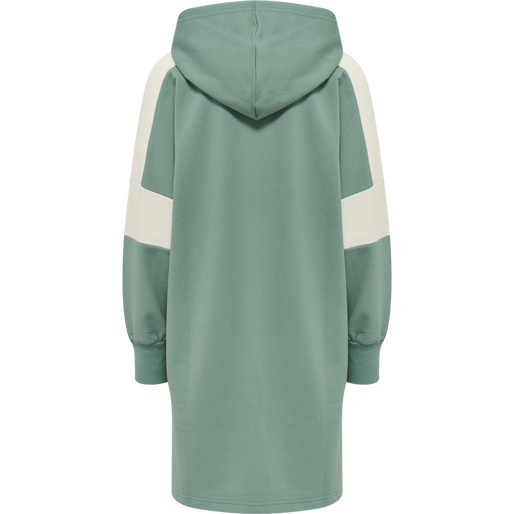 hmlMARLEE HOODIE DRESS, MINERAL BLUE, packshot