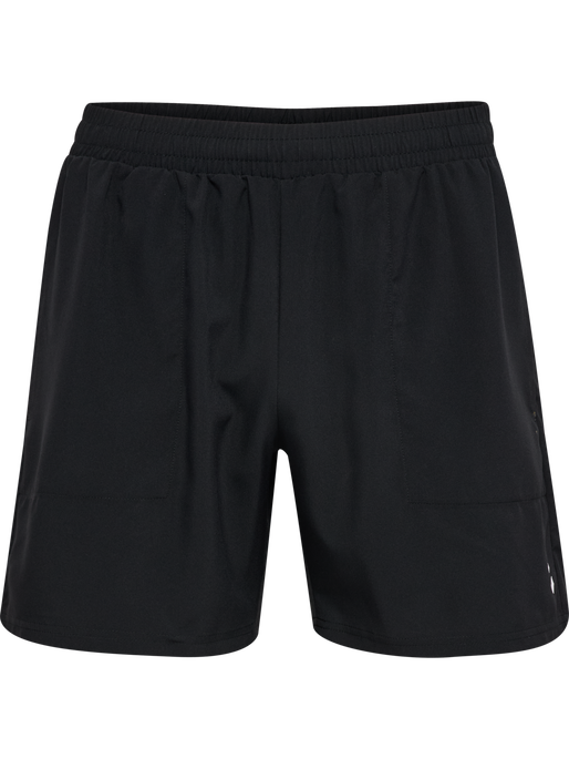 hmlPULSE WORKOUT SHORTS, BLACK, packshot