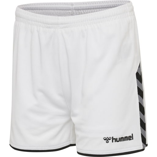 hmlAUTHENTIC POLY SHORTS WOMAN, WHITE, packshot