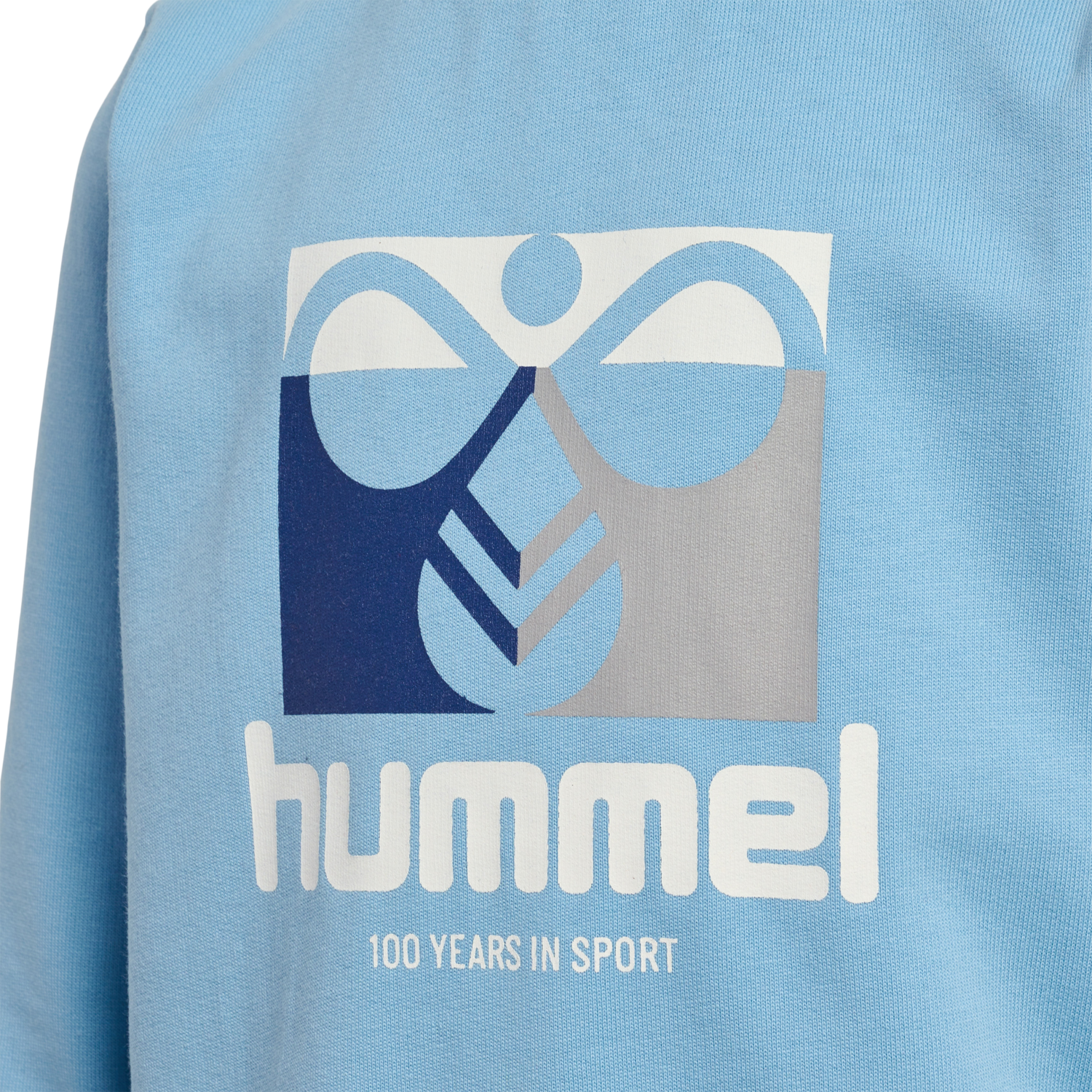 hmlLIME SWEATSHIRT, DUSK BLUE, packshot