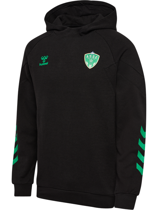 ASSE 23/24 TRAVEL HOODIE, BLACK, packshot