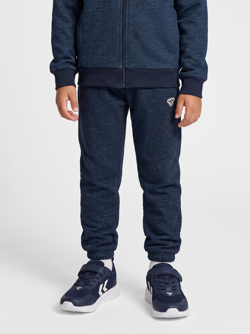 hmlJR LOOSE DNM PANTS BEE, DRESS BLUES, model