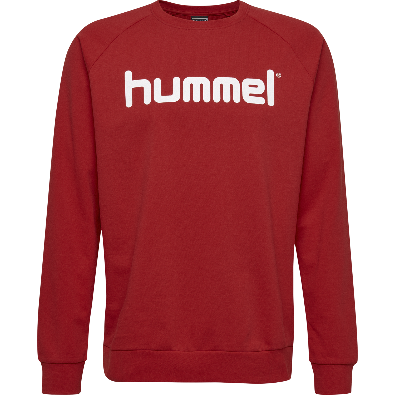 HMLGO KIDS COTTON LOGO SWEATSHIRT, TRUE RED, packshot