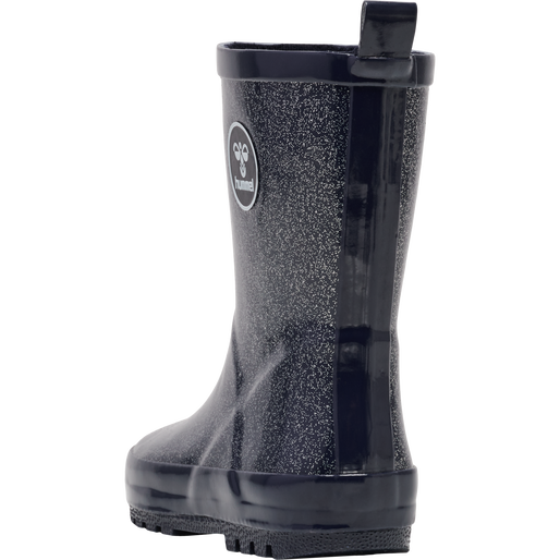 RUBBER BOOT GLITTER JR, BLACK IRIS, packshot