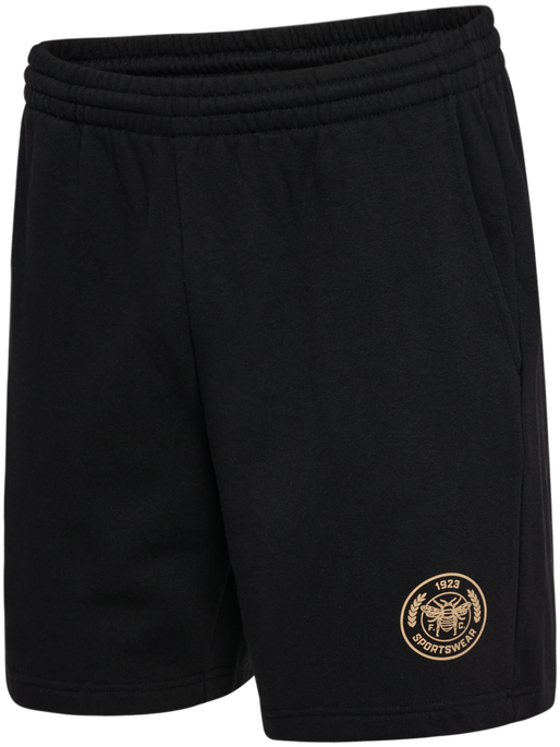 hmlSWARM SHORTS, BLACK, packshot