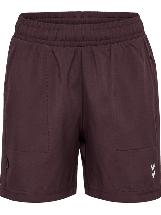 hmlJR PULSE WORKOUT SHORTS, FUDGE hmlJR PULSE WORKOUT SHORTS, FUDGE, packshot