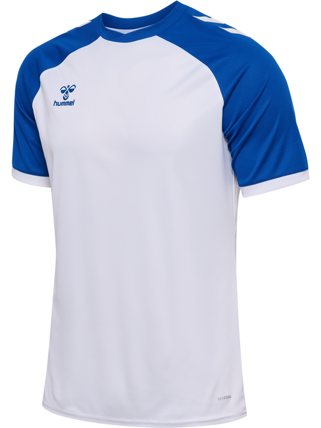hmlMATCH LEAGUE JERSEY S/S, WHITE/TRUE BLUE, packshot