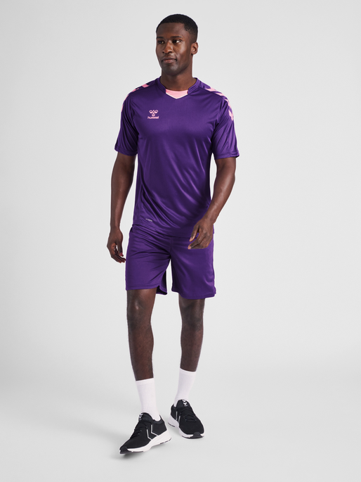 hmlCORE XK POLY JERSEY S/S, ACAI, model