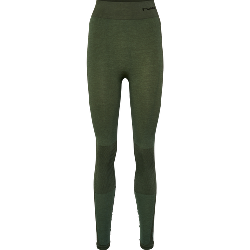 hmlCLEA SEAMLESS MID WAIST TIGHTS, CLIMBING IVY, packshot