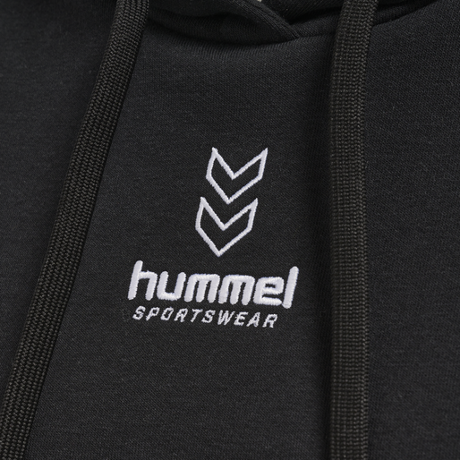 hmlOLIVIA HOODIE, BLACK hmlOLIVIA HOODIE, BLACK, packshot