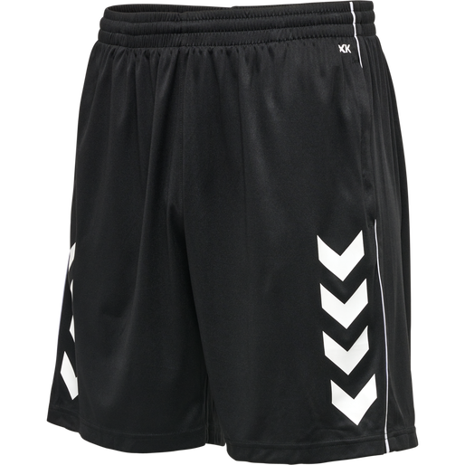 hmlCORE XK POLY COACH SHORTS, BLACK, packshot