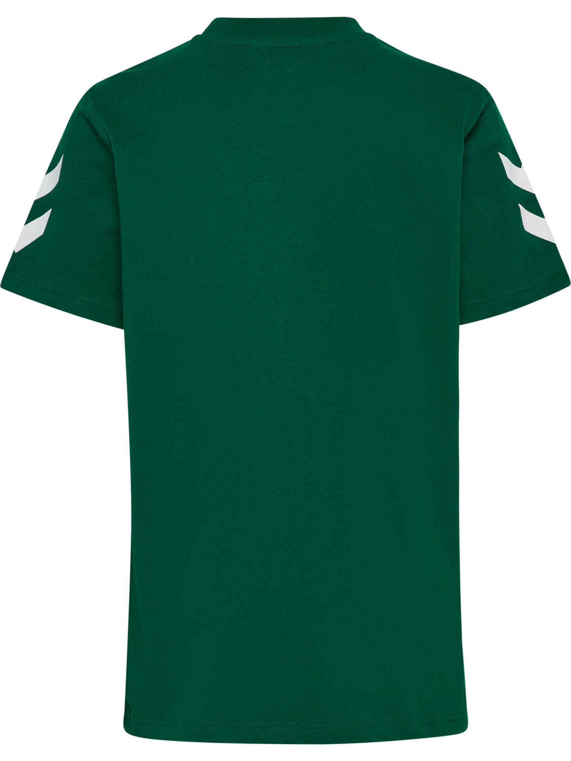 hmlGO 2.0 CHEVRON T-SHIRT S/S KIDS, EVERGREEN, packshot