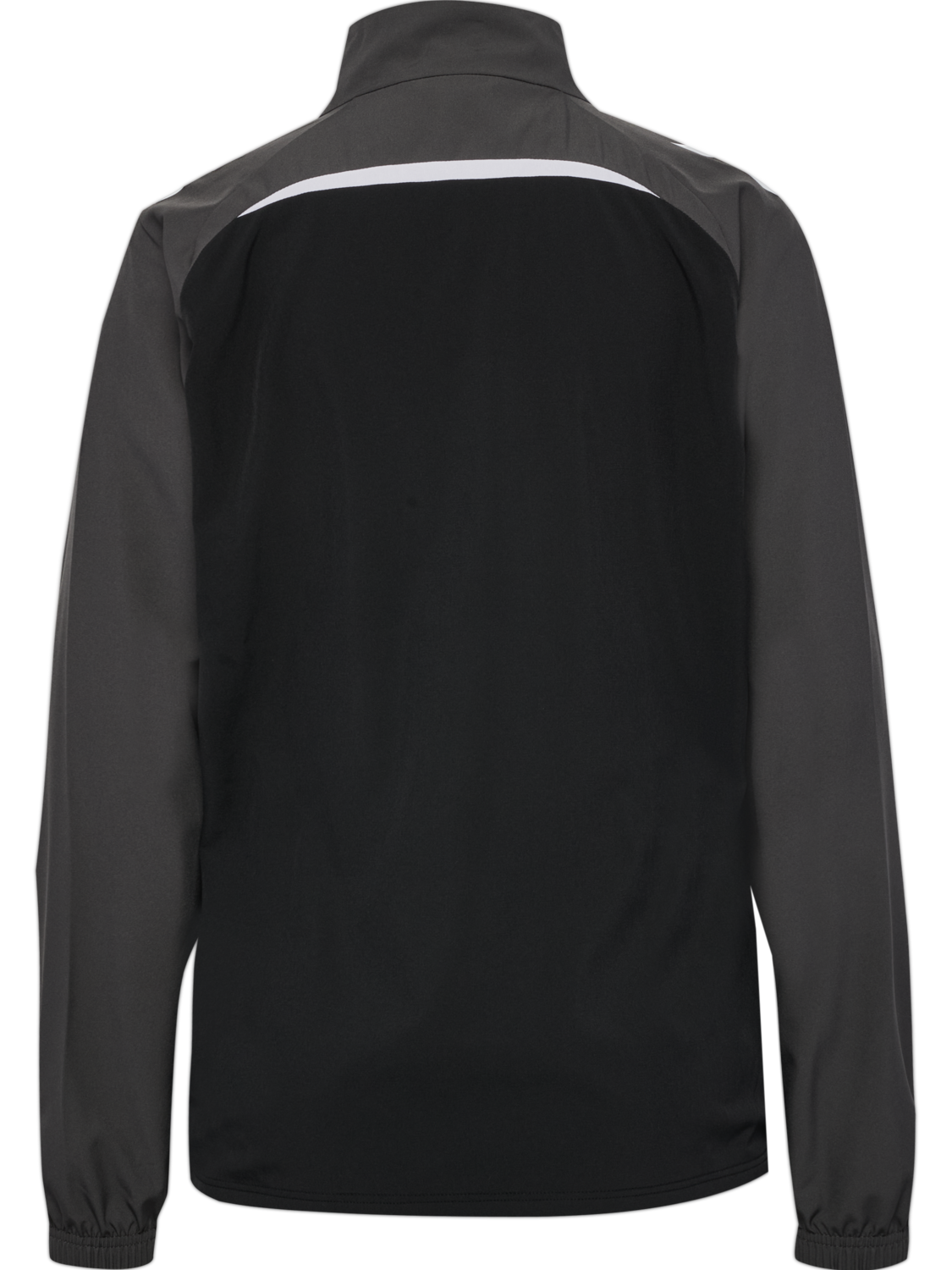 hmlLEAD 2.0  WOVEN JACKET WOMAN, BLACK/ASPHALT, packshot