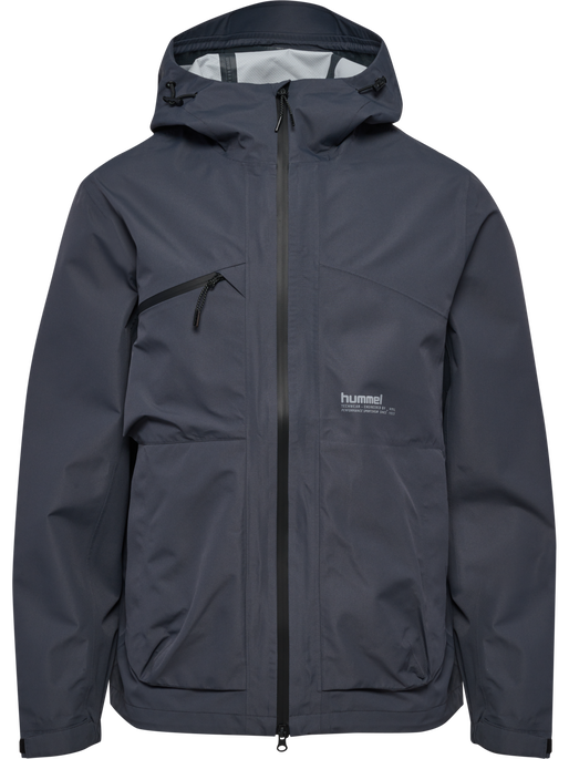 hmlWATERPROOF 2.5L SHELL JACKET, EBONY, packshot