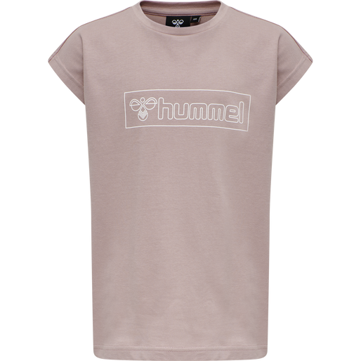 hmlBOXLINE T-SHIRT S/S, WOODROSE hmlBOXLINE T-SHIRT S/S, WOODROSE, packshot
