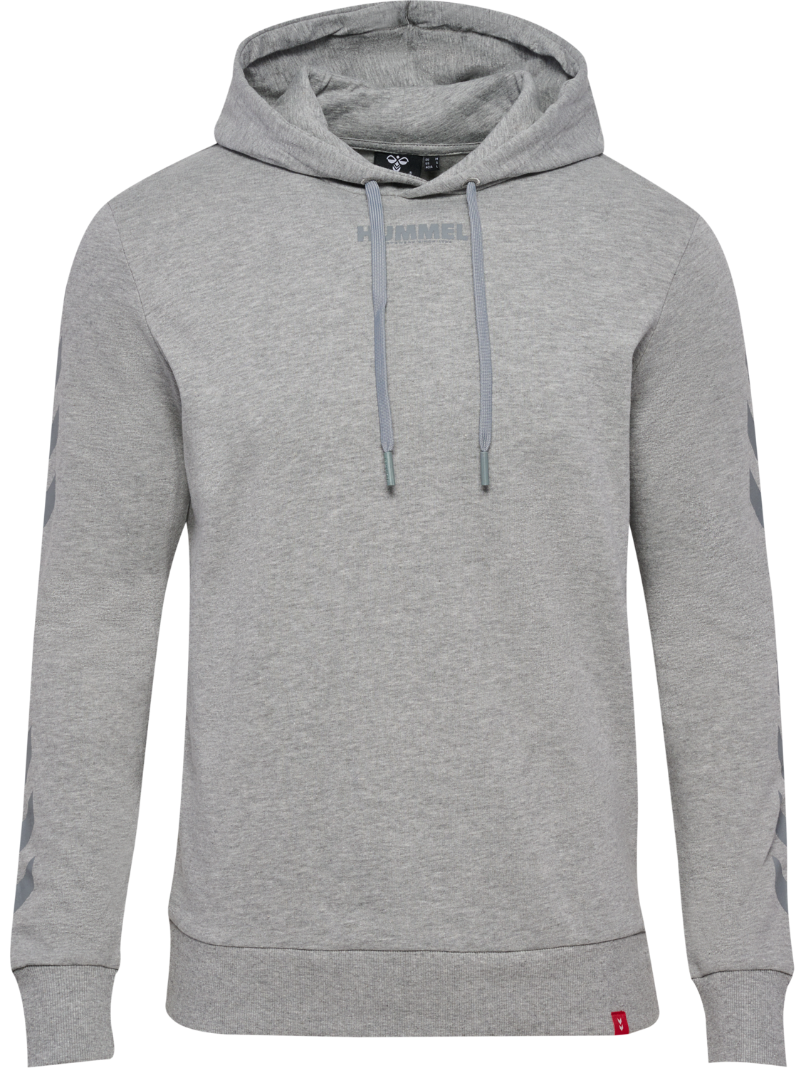hmlLEGACY HOODIE + SHORTS SET, GREY MELANGE, packshot