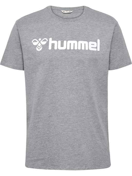 hmlGO 2.0 LOGO T-SHIRT S/S, GREY MELANGE hmlGO 2.0 LOGO T-SHIRT S/S, GREY MELANGE, packshot