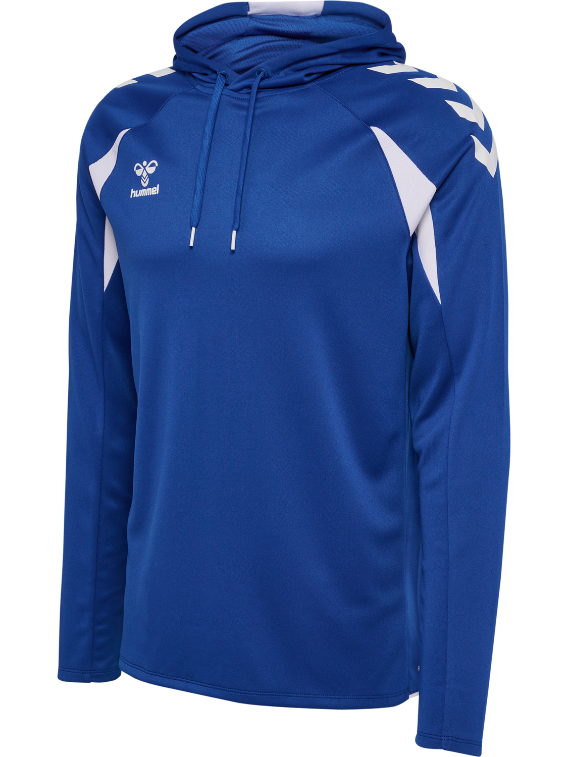 hmlCORE 2.0 HOODIE, TRUE BLUE/WHITE, packshot