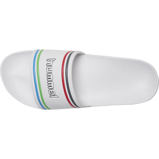 POOL SLIDE RETRO, WHITE/MULTICOLOR POOL SLIDE RETRO, WHITE/MULTICOLOR, packshot
