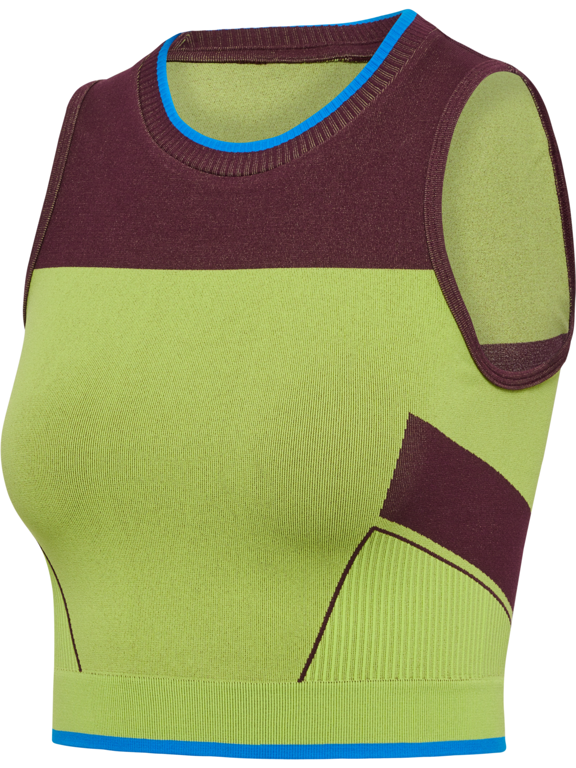 hmlSEAMLESS TOP, LETTUCE GREEN, packshot