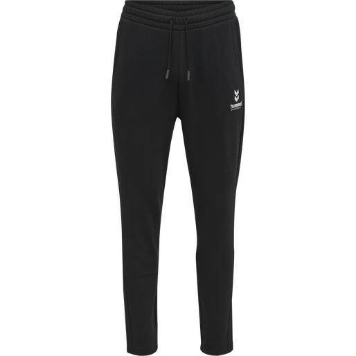 hmlOSCAR TAPERED PANTS, BLACK, packshot