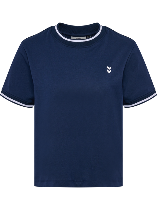 hmlPULSE RETRO W T-SHIRT S/S, DRESS BLUES hmlPULSE RETRO W T-SHIRT S/S, DRESS BLUES, packshot