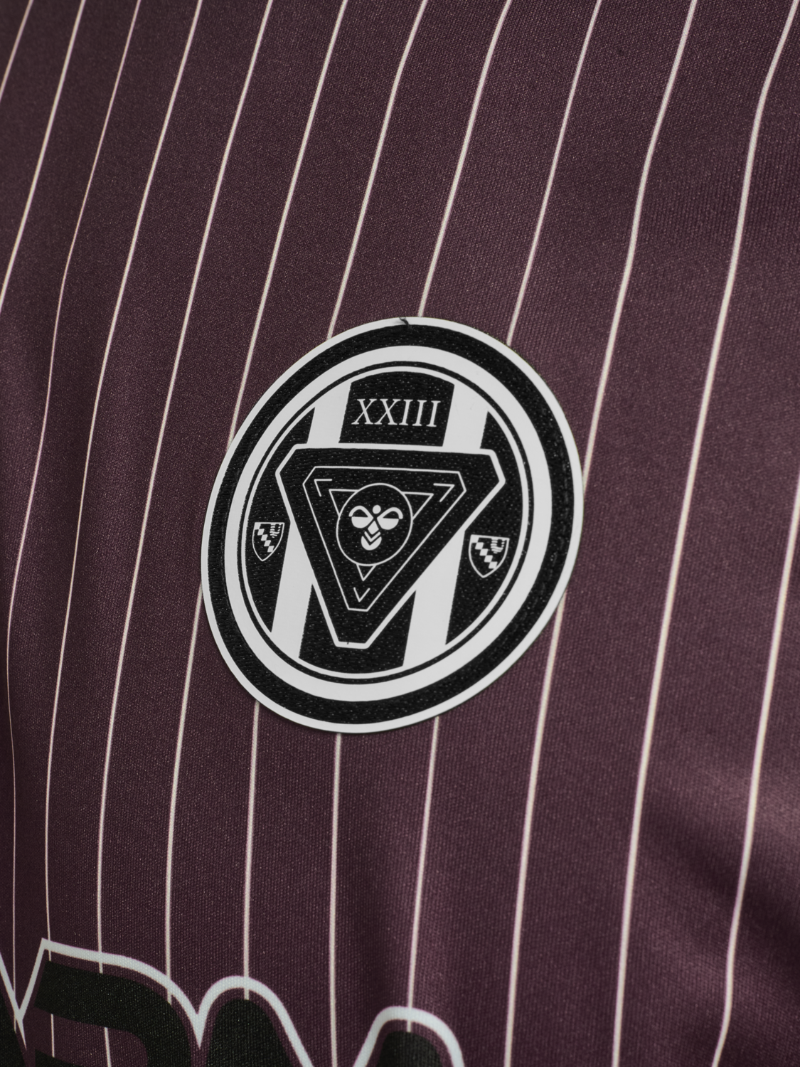 hmlLOOSE JERSEY LS STRIPE TOPSCORER, VINEYARD WINE, packshot