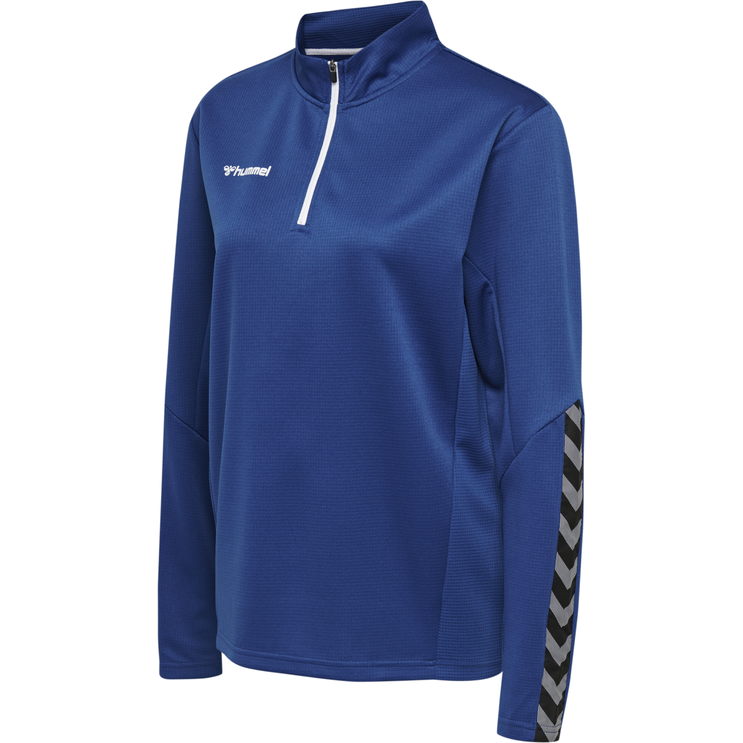hmlAUTHENTIC HALF ZIP SWEATSHIRT WO, TRUE BLUE, packshot