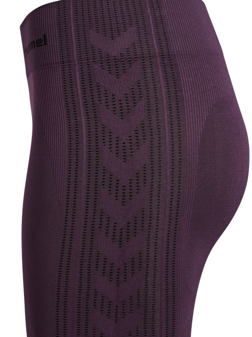 hmlMT SHAPING SEAMLESS MW TIGHTS, PLUM PERFECT, packshot