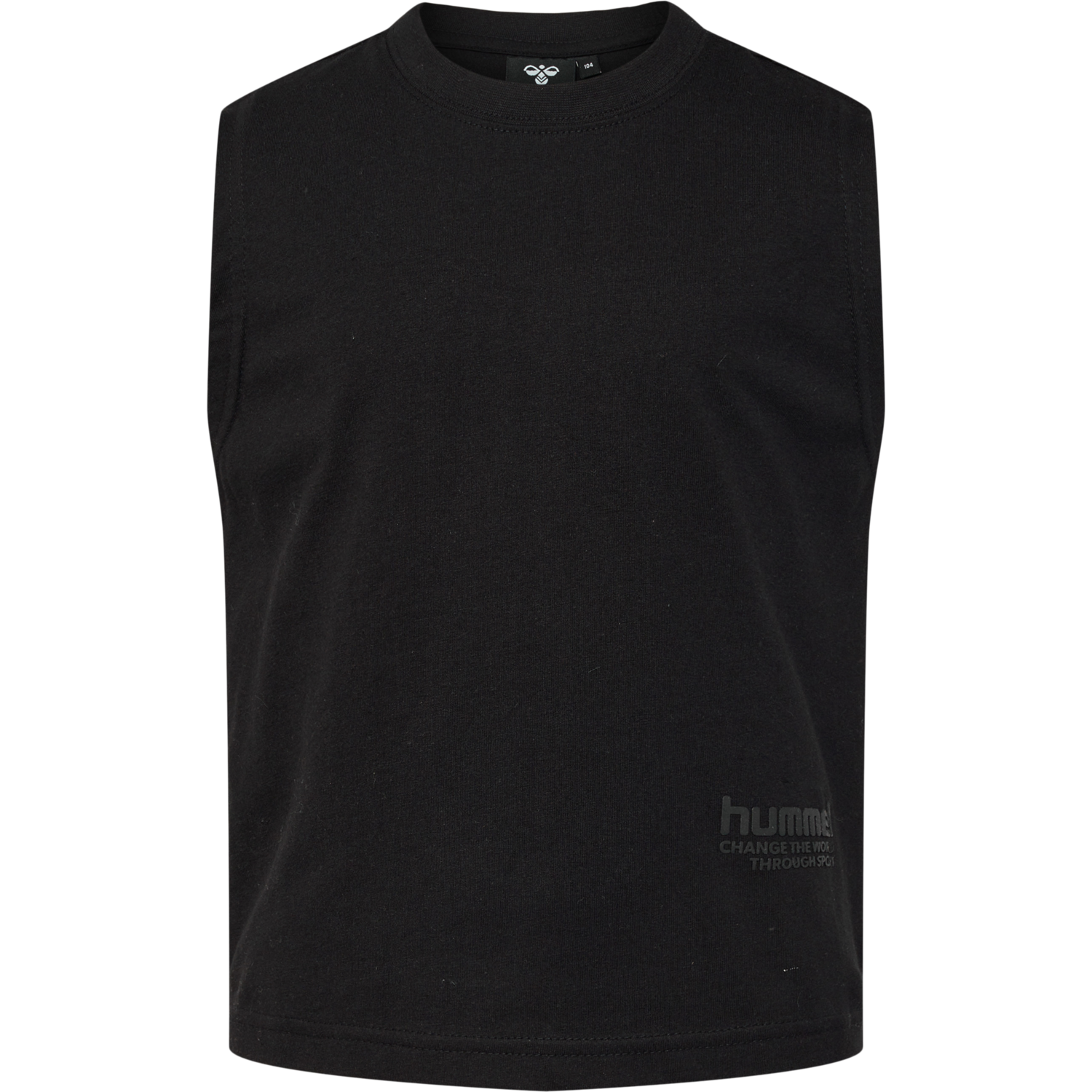 hmlPURE TOP, BLACK, packshot