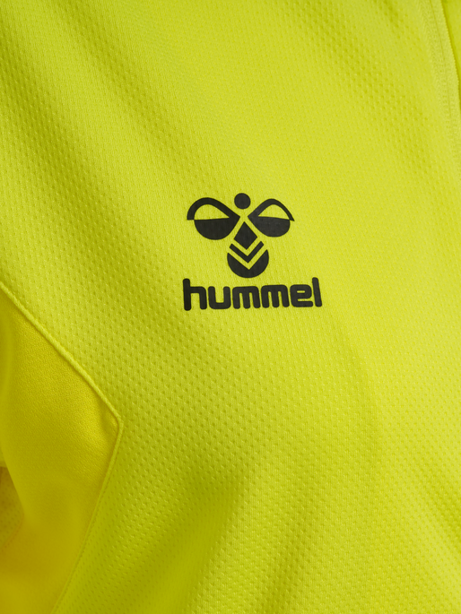 hmlAUTHENTIC PL ZIP HOODIE WOMAN, BLAZING YELLOW, packshot