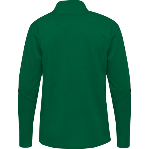 hmlAUTHENTIC HALF ZIP SWEATSHIRT, EVERGREEN, packshot