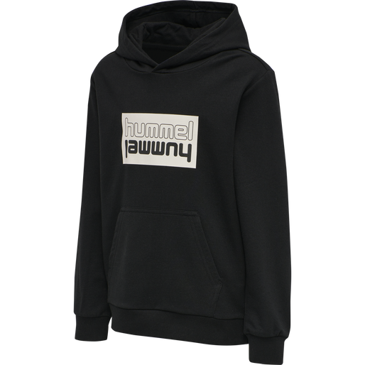 hmlDUO HOODIE, BLACK hmlDUO HOODIE, BLACK, packshot