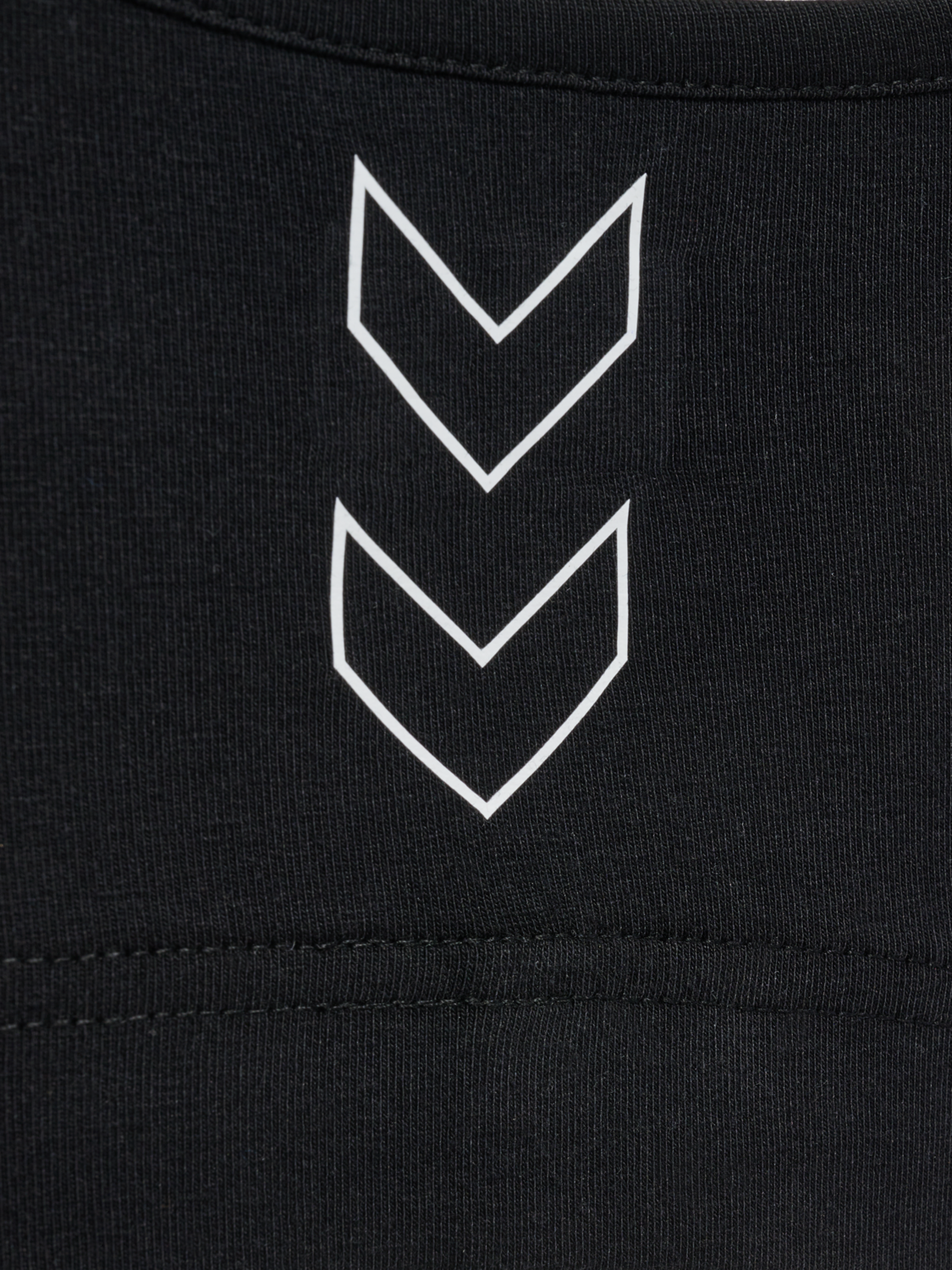 hmlELEMENTAL COTTON SPORTS TOP, BLACK, packshot