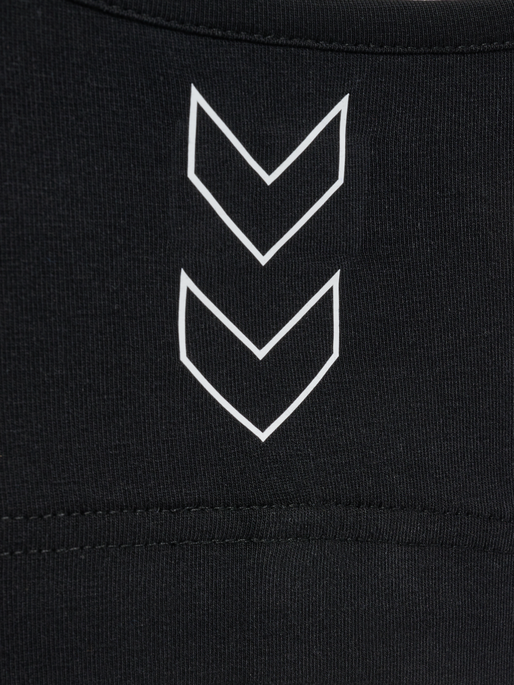 hmlELEMENTAL COTTON SPORTS TOP, BLACK, packshot